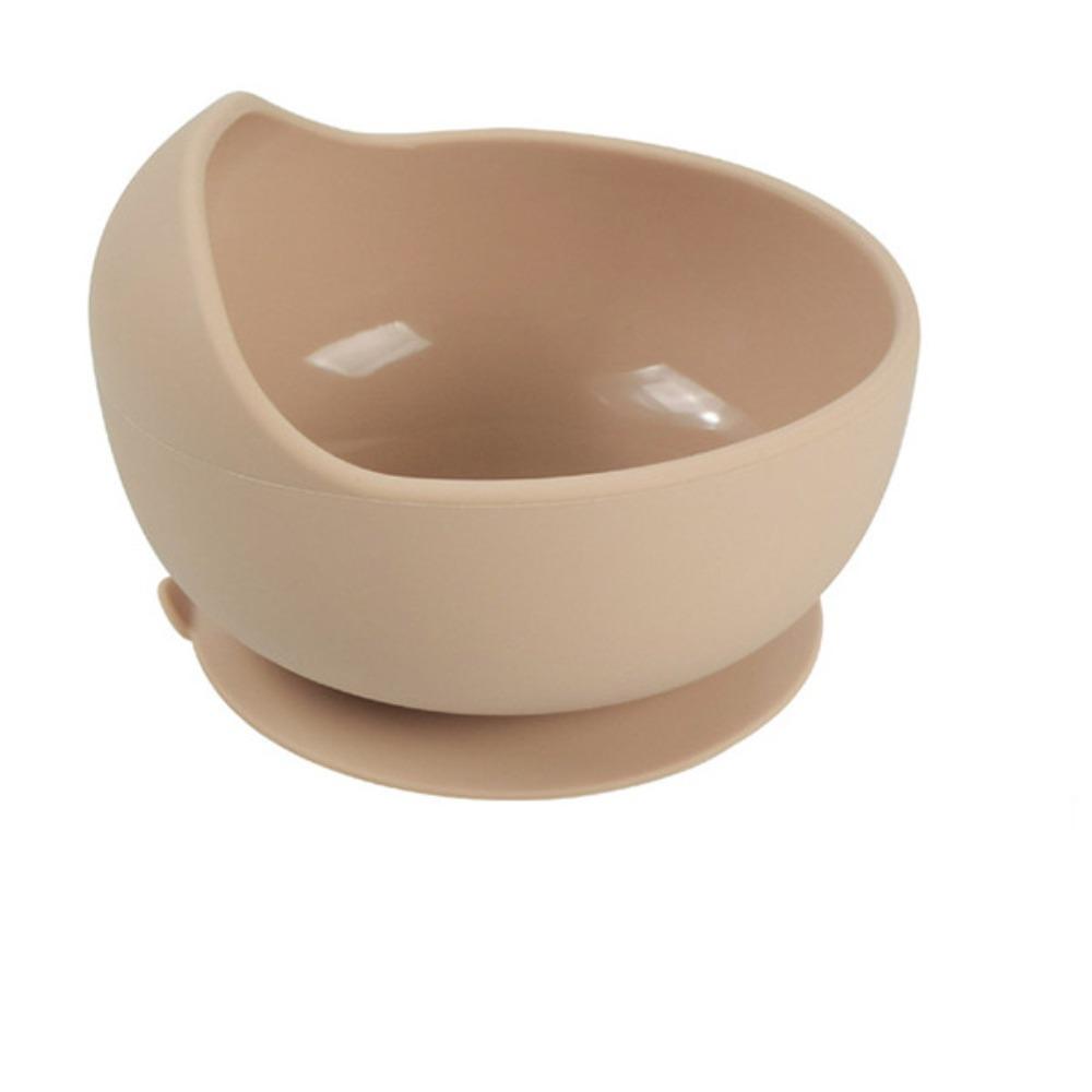 Supply Suctive Bamboo Spoon Toddler Bowl Children Dishes Silicone Dinnerware Food Grade Silicone