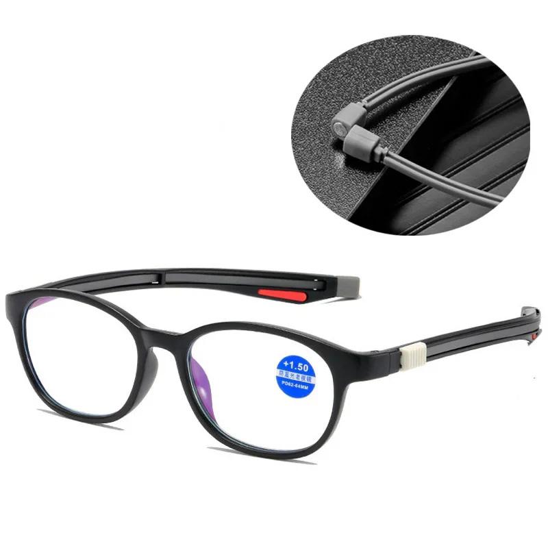 Diopter Magnifying Eyewear Ladies Men Magnetic Hanging Neck Presbyopic Glasses Vision Care Magnet Reading Eyeglasses