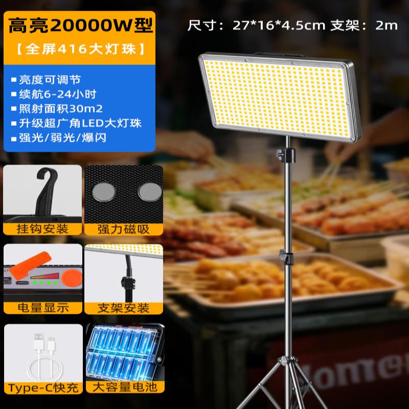 Portable Ultra-Bright Outdoor LED Floodlight with Stand