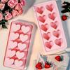 1pc Heart-Shaped Silicone Ice Cube Mold - Multifunctional Chocolate, Pudding & Jelly Mold for Valentine'S Day,Kitchen Essentials
