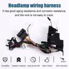 For BMW F07 F10 5 Series 528I 535I 550I Compatible Headlight Wiring Harness Without Follow-Up Test Leads 63117316217 Left
