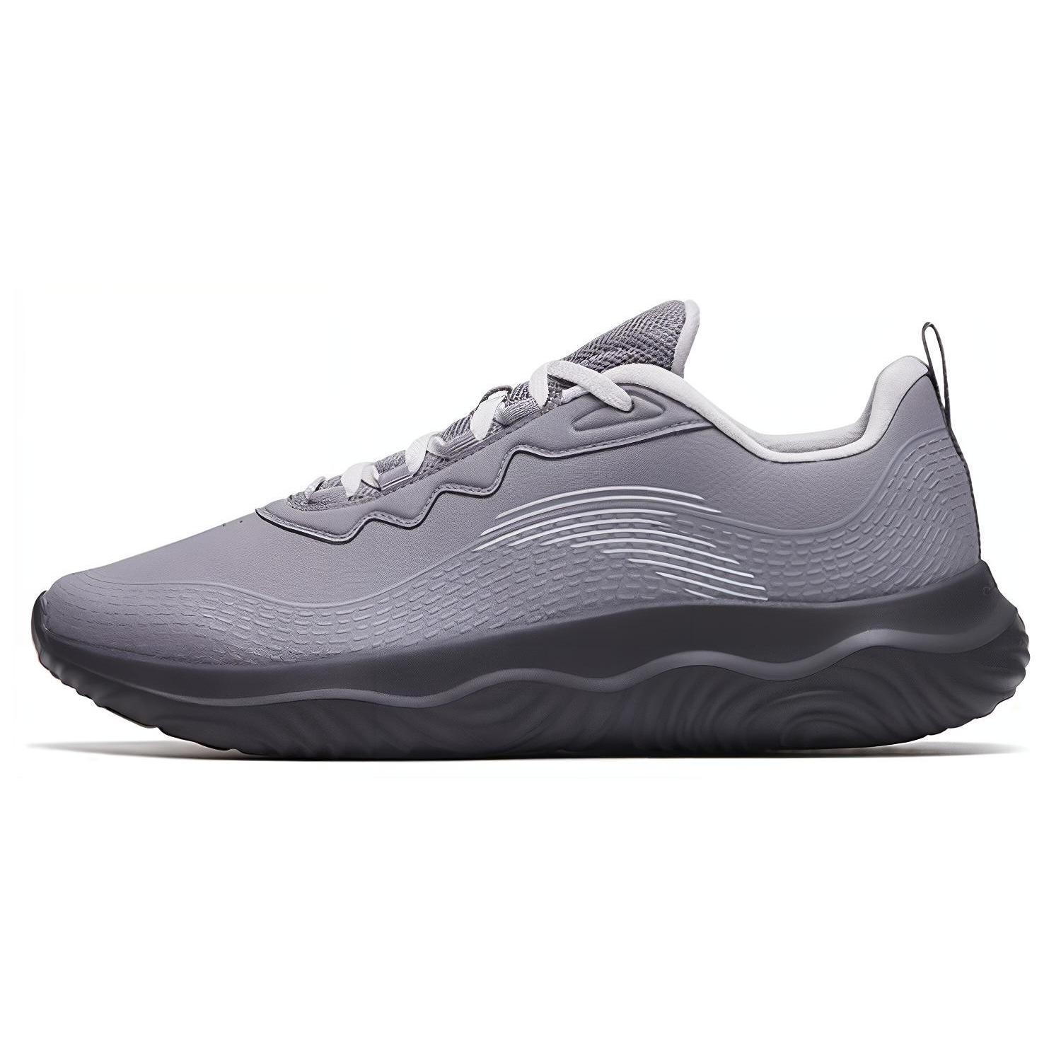 

new Anta Shenxi Anti Slip Wear Resistant Low Top Training Shoes Men s Microchip Gray 43