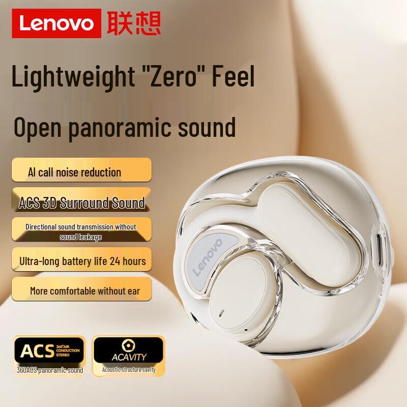 Lenovo TA300 Open-Ear Sport Bluetooth Earbuds