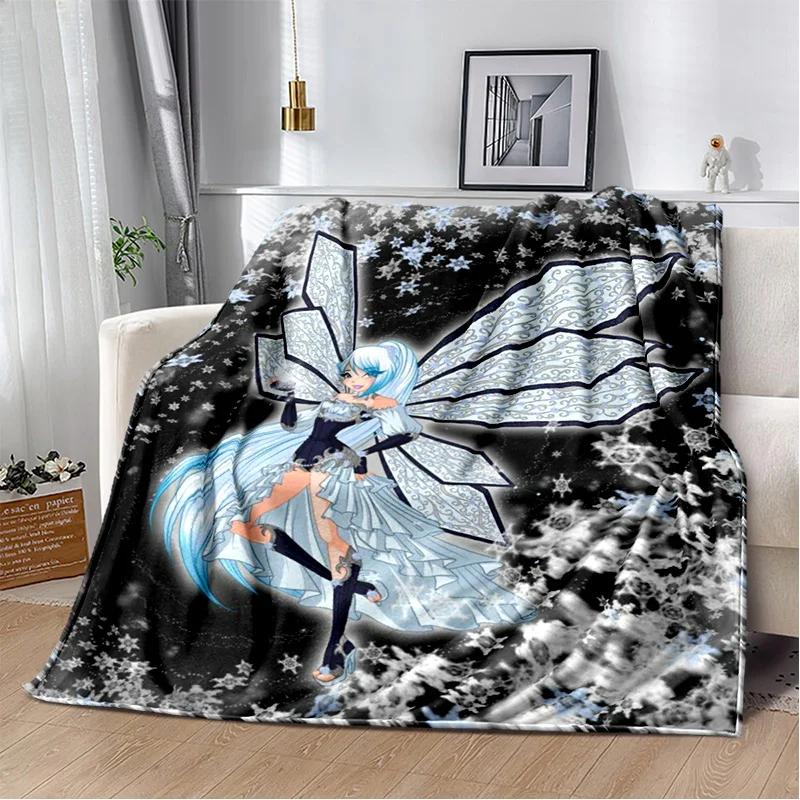 Butterfly Fairy Winx Club Ballet Girl Soft Plush Blanket,Flannel Blanket Throw Blanket for Living Room Bedroom Bed Sofa Picnic