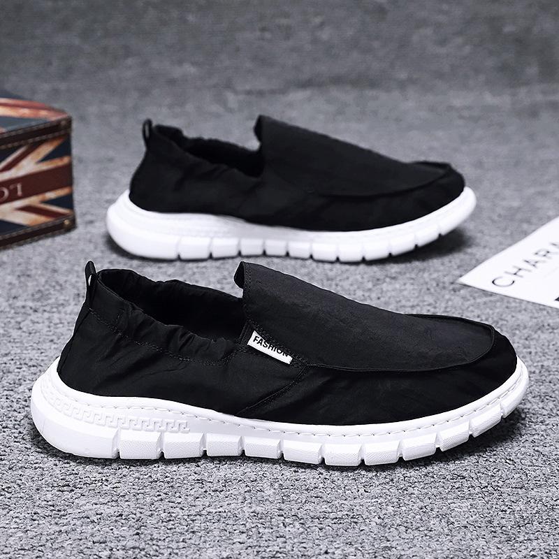 2022 Spring All-Match Men S Shoes Men S Canvas Shoes One-Step Sports Casual Lazy Breathable Work Shoes 39
