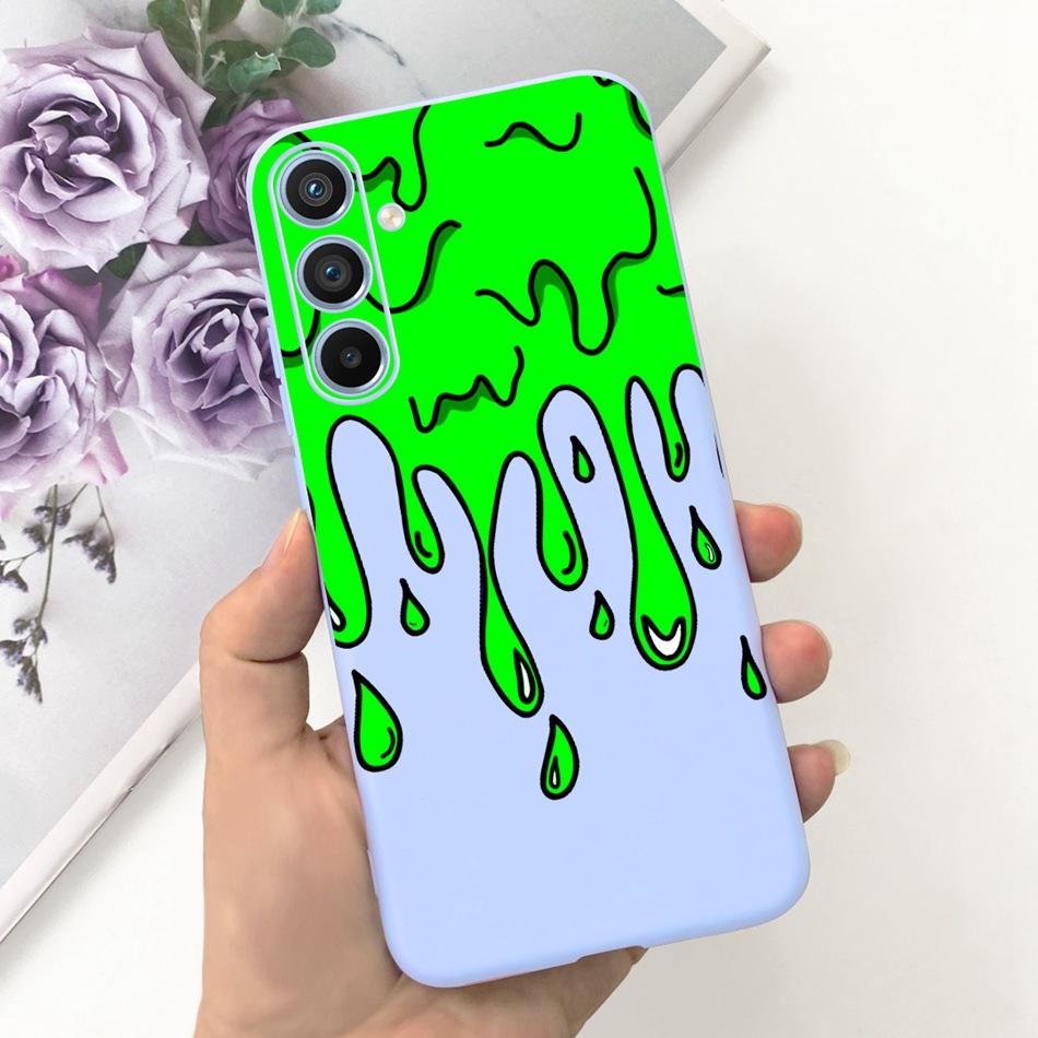 For Samsung Galaxy A54 Case 2023 Cool Fashion Moon Pattern Jelly Soft Silicone Phone Back Cover For Samsung A54 5G SM-A546B
