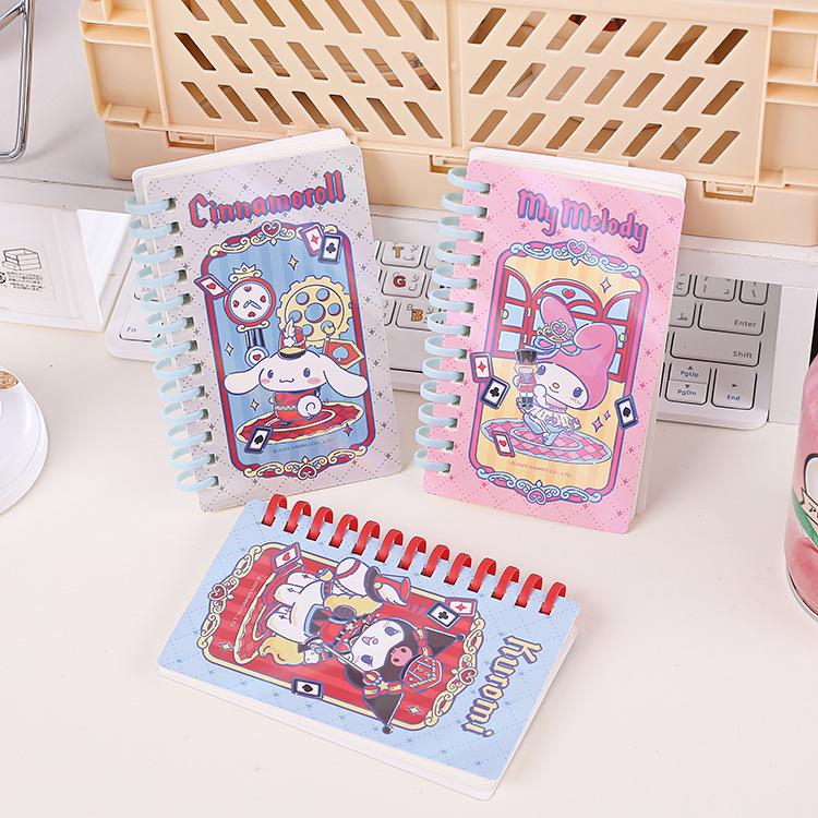 Sanrio A6 Kuromi Soft Cover Notebook - Cartoon Memo & Diary for Students