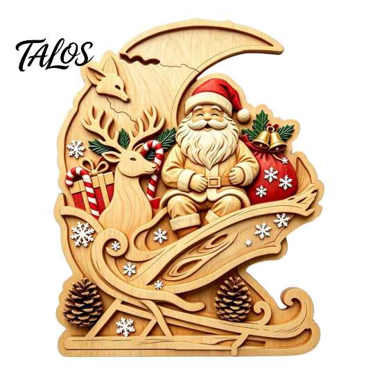 Handcrafted Wooden Statues Fairy Tale Little Boy and Fox Figurine, Rustic Desktop Statue, Artistic Carved Christmas Gift Ideas Sculpture Ornament for