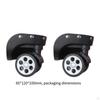 2 Pieces Luggage Suitcase Wheels Spare Parts Impact Resistant Silent Wear Trolley Bag