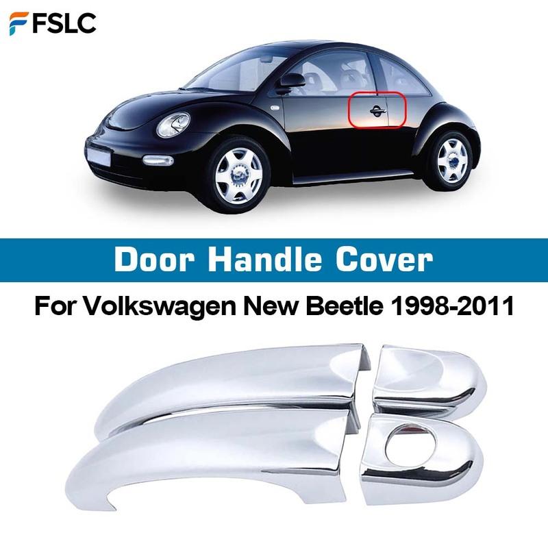 Door Handle Cover For Volkswagen VW New Beetle 1998~2011 Chrome Car Accessories Stickers Trim Set 1999 2001 2003 2005 2007 2010