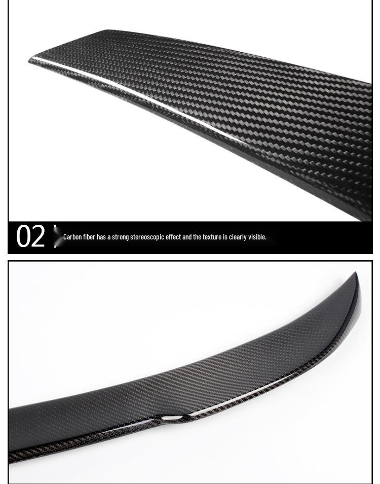 G20/G28 3 Series Carbon Fiber Rear Wing Spoiler - Punch-Free Installation