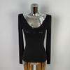 Korean Dongdaemun Sheer Slim-Fit Long Sleeve Base Layer Top for Women