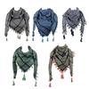 Breathable Shemagh Tacticals Desert Scarf Wrap Winter Shawl Neck Warmer Cover Head Wrap Windproof Tassels Scarf