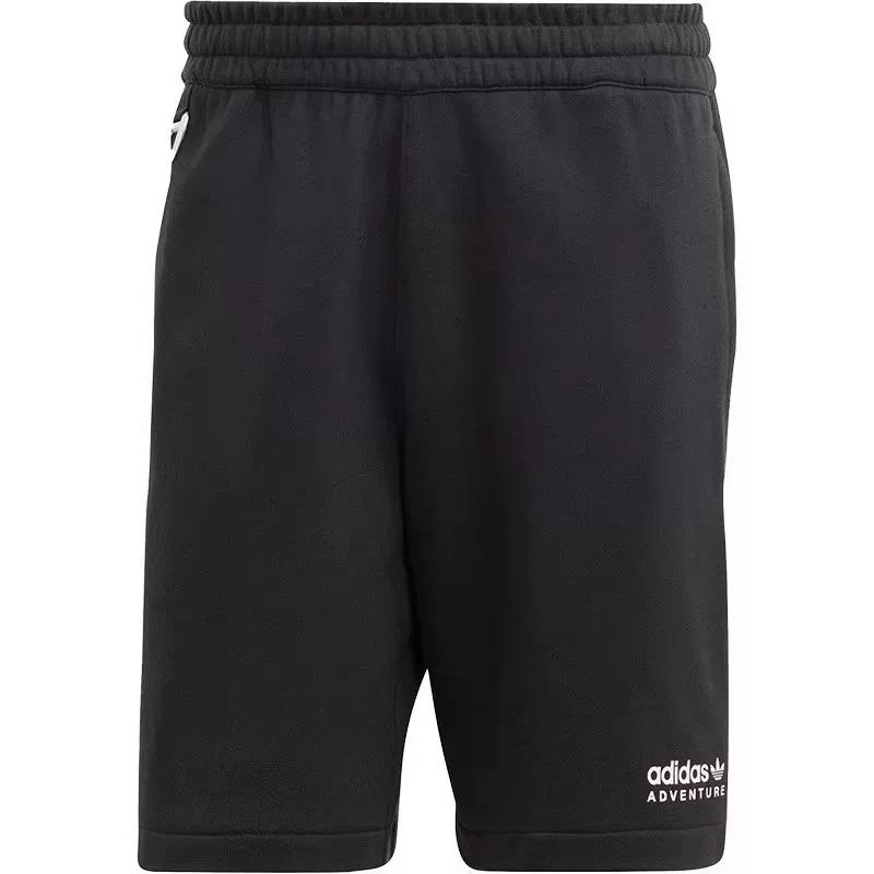 Adidas Adidas Trefoil Men s Sports Casual Comfortable Breathable Knitted Shorts Ic2348 XS