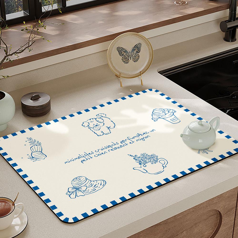 Multi-themed Placemats, Waterproof and Oil-resistant Household Table Mats, Kitchen Tabletop Decorative Mats.