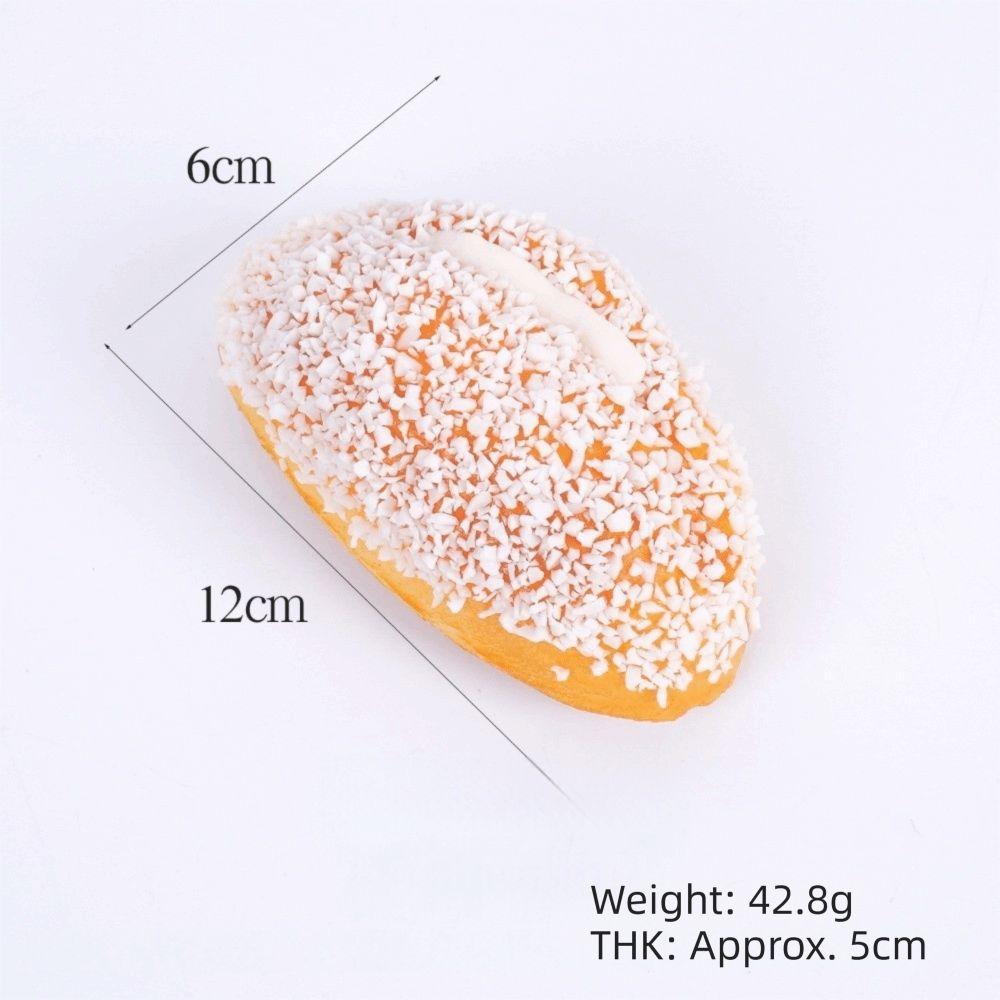 Realistic Soft Simulation Bread Stress Relief Pu Squeeze Toy Pineapple Bun Waffle Biscuit Squeeze Stress Toy Still Life
