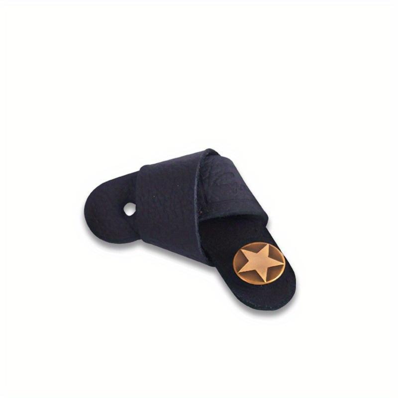 2PCS Guitar Neck Strap Leather Head Belt Holder Button Safe Lock Ukulele Bass Folk Acoustic Electric Guitar Accessories