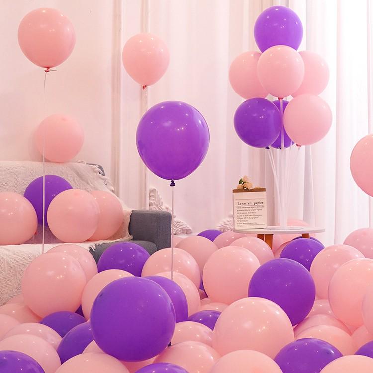 "Non-toxic Macaron Color Balloons - Multiple Colors for Event Decoration"