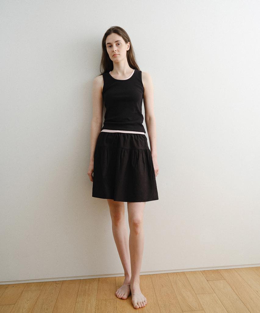 D Noah Mare Flare Skirt (Black)