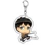 Attack On Titan Wings Of Liberty Keychain Featuring Eren Levi Hange Mikasa And Armin.