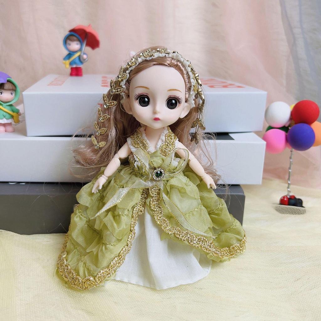 Princess Doll Mini Set - 17cm Toy for Girls, Perfect Birthday Gift