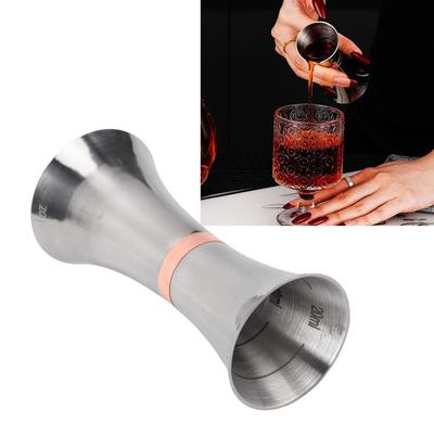 Dual-Head Double End Jigger Clear Scale Bar Measuring Cup Cocktail Jigger  Cocktail Measurement