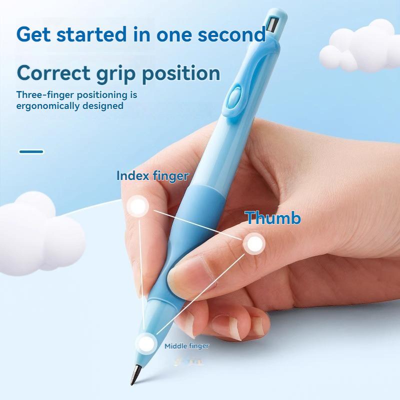 New 2.0mm Mechanical Pencils Set 4PCS Colorful Pencils + Lead Refills+Eraser + Sharpener Stationery Set for School Art Sketching