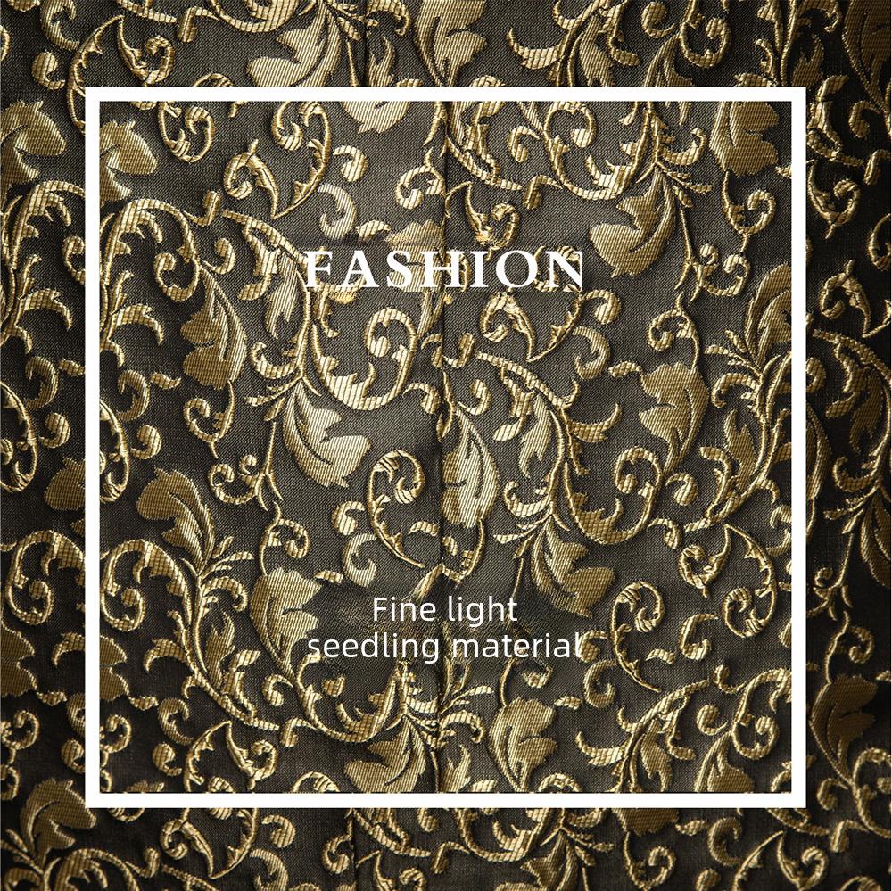 Stylowe garnitury żakardowe dla mężczyzn - formalne stroje i występy na scenie, dostępne w 5 kolorach