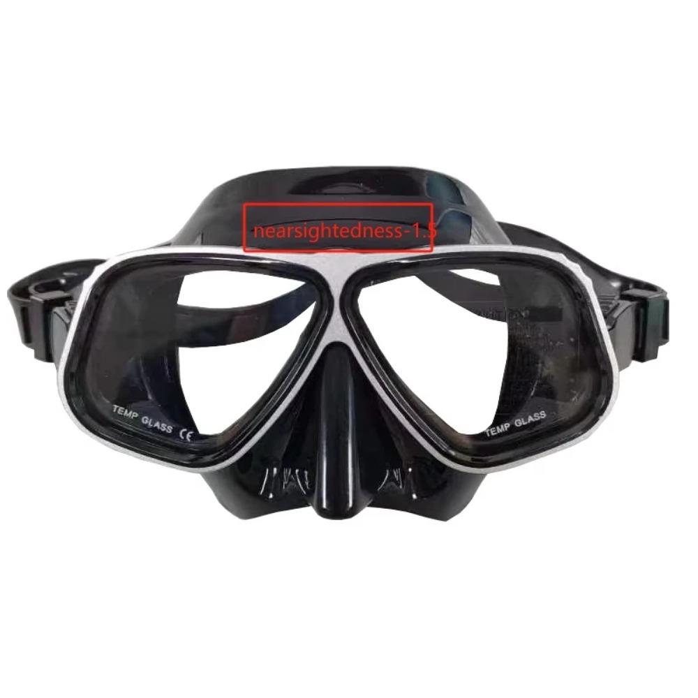 Mască de snorkeling, ochelari de scufundări miopi optici, adulți, pot fi echipați cu mască de scufundări miopi