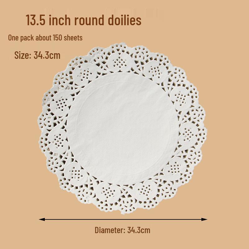 Rectangular Lace Paper Mat: Oil-Absorbing Paper for Kitchen, Baking, and Snacks