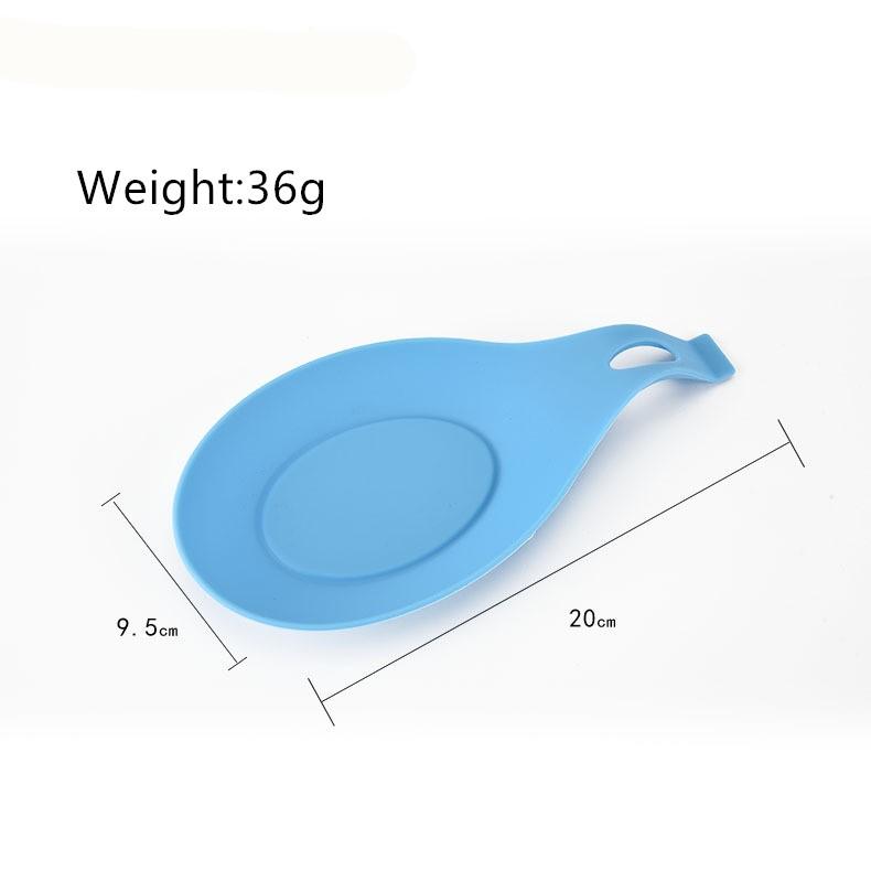 Coaster Silicone Spoon Insulation Resistant Tray Spoon Pad Drinking Glass Heat Resistant Silicone Spoon Insulation Mat