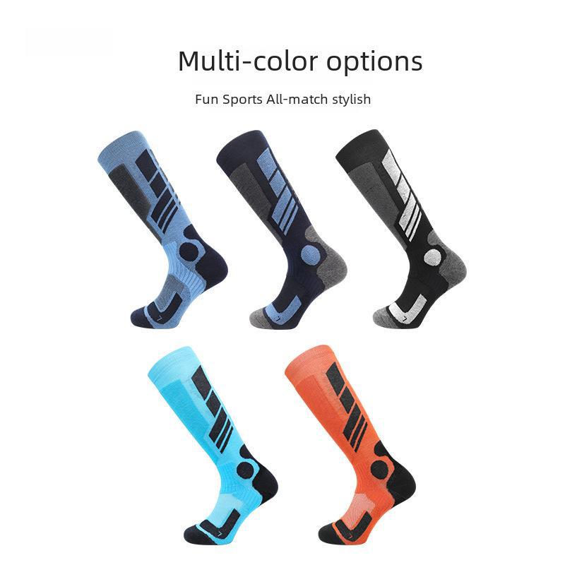 Men's Winter Ski Socks - Thick, Warm, Sweat-Absorbing, High Tube Acrylic Snow Sports Socks.