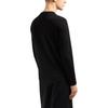 Emporio Armani Logo Embroidered Crew Neck Long Sleeve T-Shirt Men tops Black XM000364-AF12308-UC001