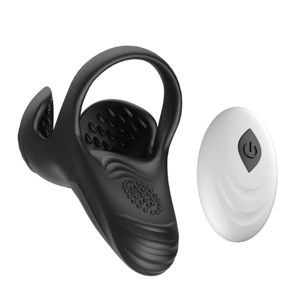 Wibratory 3 w 1 Penis Krocze Zabawki erotyczne dla mężczyzn Pierścienie na penisa Jajko do ćwiczeń Stymulator moszny Masażer Zabawka cockring dla pary Gej