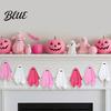 Lightweight Ghost Hanging Matte Finish Decor Pink Pastel Decor Halloween White Soft Pendant Fabric Ornaments Cute Spooky Party Home