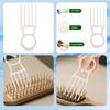 1/2/3Pcs Hair Brush Cleaner Rake Tool Easy Grip Handle Travel Size Hair Comb Cleaner Hair Styling Tool Maintenance Rake