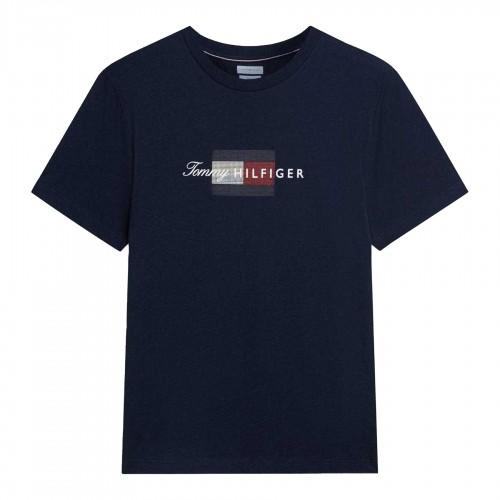 Tommy Hilfiger Mens Script Logo T-Shirt