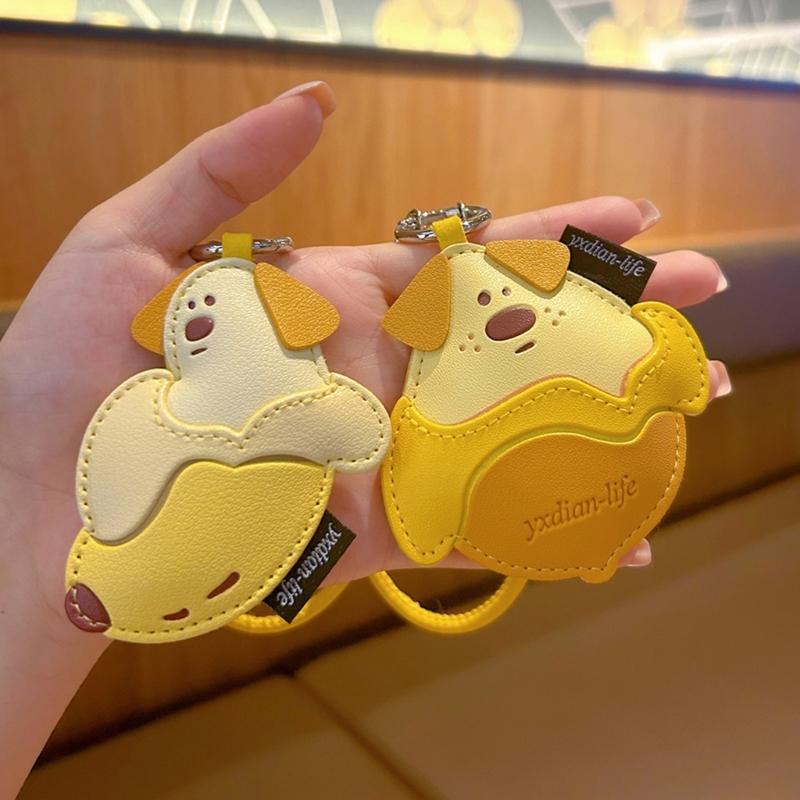 Fruit Dog Keychain Bag Charms for Women Purse Handbag Backpack Bag Pendant Charms Car Keyring Aesthetic Keychain Charms