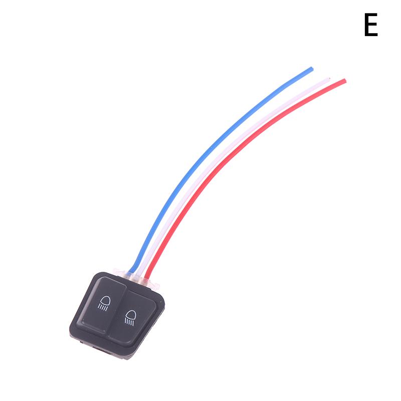 

Motorcycle Horn Light Turn Signal High Low Beam Button Start Switch With Cable For Electric Vehicles Scooter ATV Moped