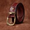 Pásek Pánská móda Trend Retro Snadné ladění První vrstva Hovězí kůže Kožená Spona Mládež Běžné džíny Pásek Pánské