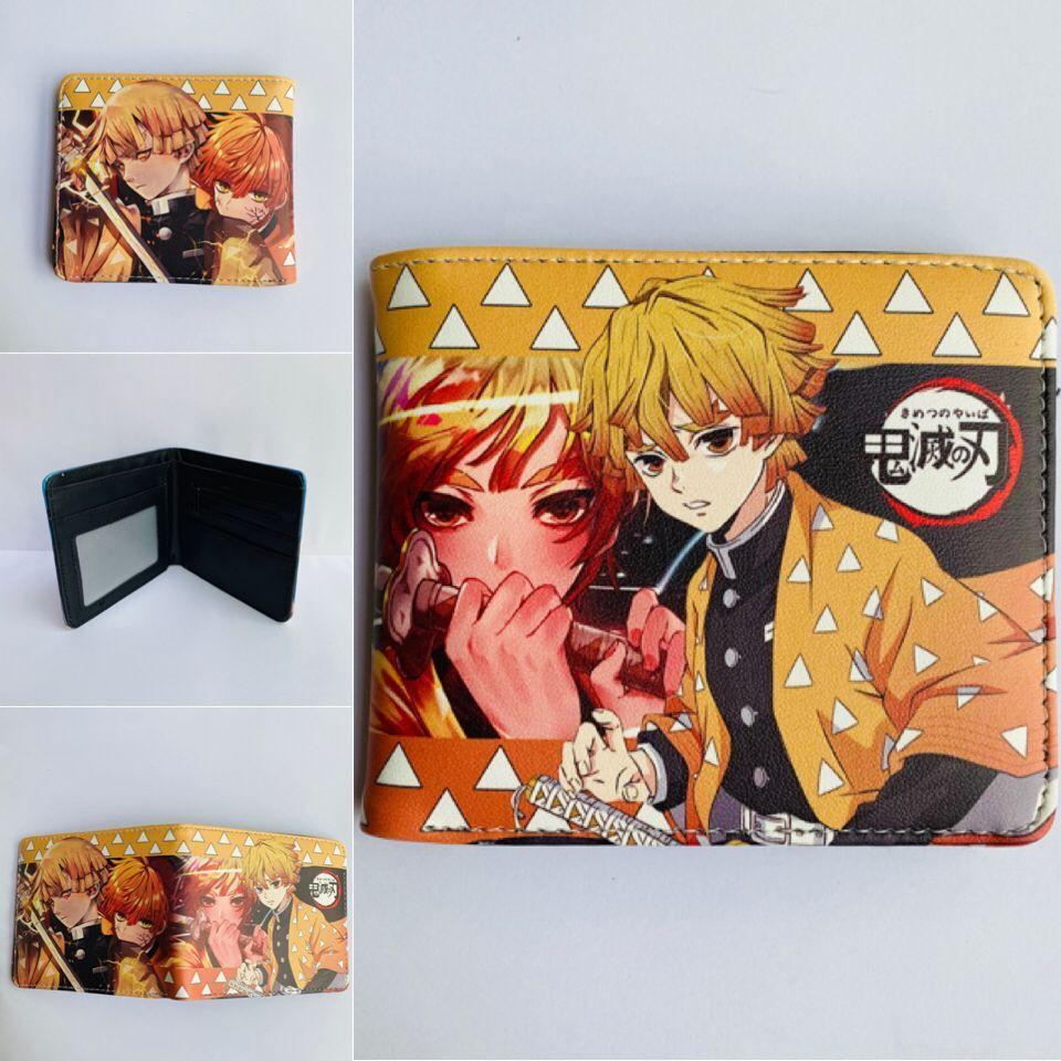 Japan cartoon comics Demon Slayer Short Wallet Cartoon Print Student Coin Purse 0022