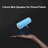 Mobile Phone Speaker 3.5mm AUX Audio Interface Plug and Play Line-in Speaker Tablet Music Loudspeaker for Smartphone Tablet