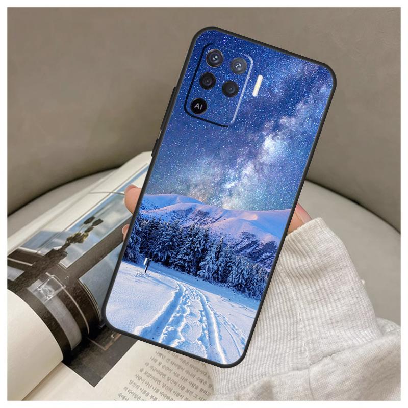 

Winter Landscape Case For Oppo A5 Pro A38 A58 A78 A98 A54 A74 A94 A18 A57 A17 A77 A80 A60 A40 A96 A76 A16 A15 OPPO A91