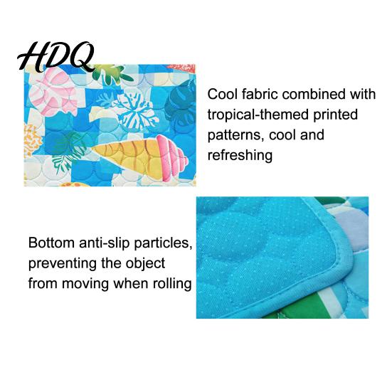 Portable Pet Cooling Pad Dog Mat Washable Summer Mat Bed for Dogs And Cats Indoor Outdoor Use Multi-functional