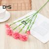 Artificial Flower 1 Branch Realistic Easy Care 5 Forked Beautiful Romantic Wedding Artificial Carnation Party Supplies