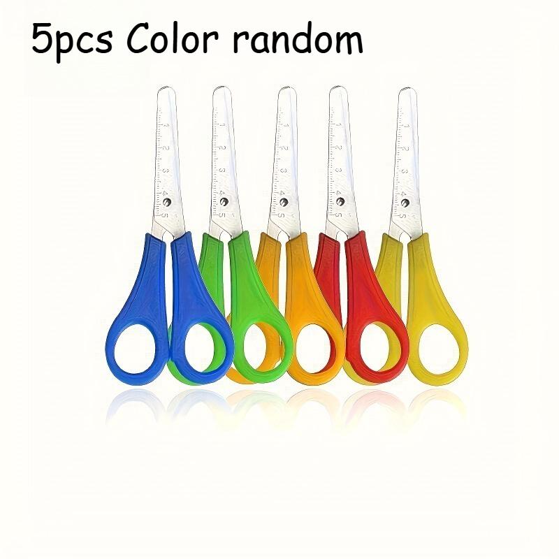 

5/10pcs DIY Craft Shears, Office School Stationery, Sharp Stainless Steel Blades, Multipurpose Cutting Tool for Home/Work