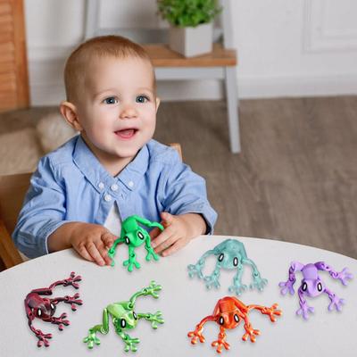 Yousheng Pohyblivé klouby Žába Magnet na lednici 3D tištěná žába Fidget hračka Artikulovaný model zvířete Figurka Magnetická lednice Žába Dekorace Ornament