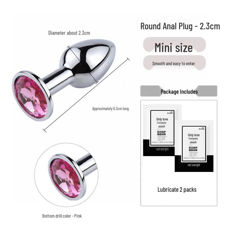 Metal Anal Plug: Beginner-Friendly Expander for Adults, Men & Women - G-Spot Massage, Dominance Play, and Punitive Toy