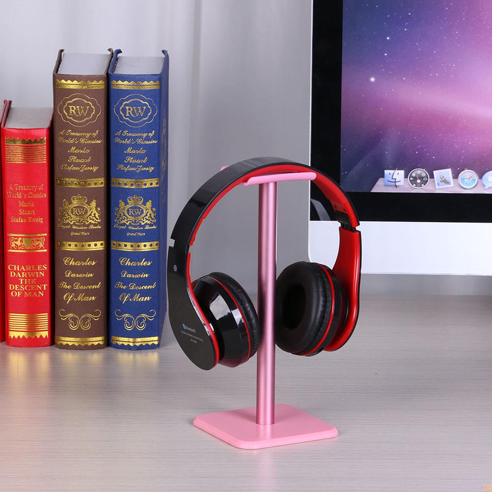 Aluminum Headphone Stand Universal Lightweight Headphone Desktop Display Hanger Wall Hook Mount Earphone Holder