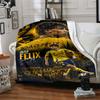 Joao Felix Al Nassr FC Football Player Print Flannel Blanket Soft Warm Throw Blanket for Sofa Bed Living Room